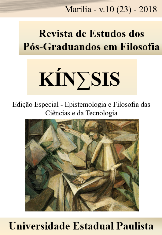 					Visualizar v. 10 n. 23 (2018): Edição Especial - Epistemologia e Filosofia das Ciências e da Tecnologia
				