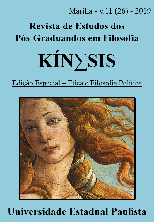 					Visualizar v. 11 n. 26 (2019): Edição Especial - Ética e Filosofia Política
				