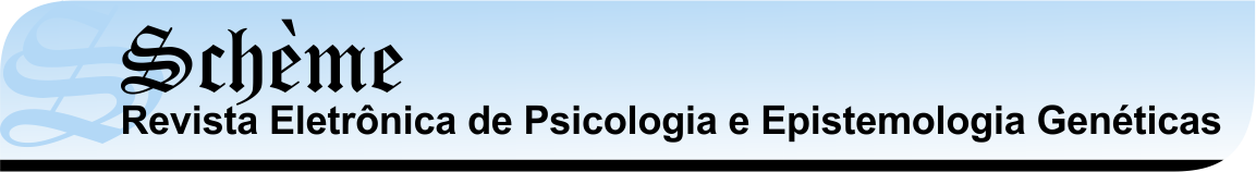 A INTERSECÇÃO DO JOGO PEDAGÓGICO COM JEAN PIAGET  Schème: Revista  Eletrônica de Psicologia e Epistemologia Genéticas